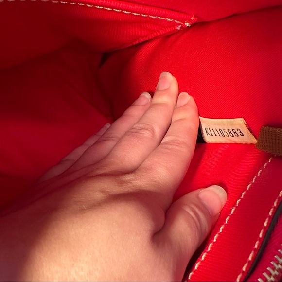 Dooney & Bourke Red Textured Bag - Picture 8 of 11